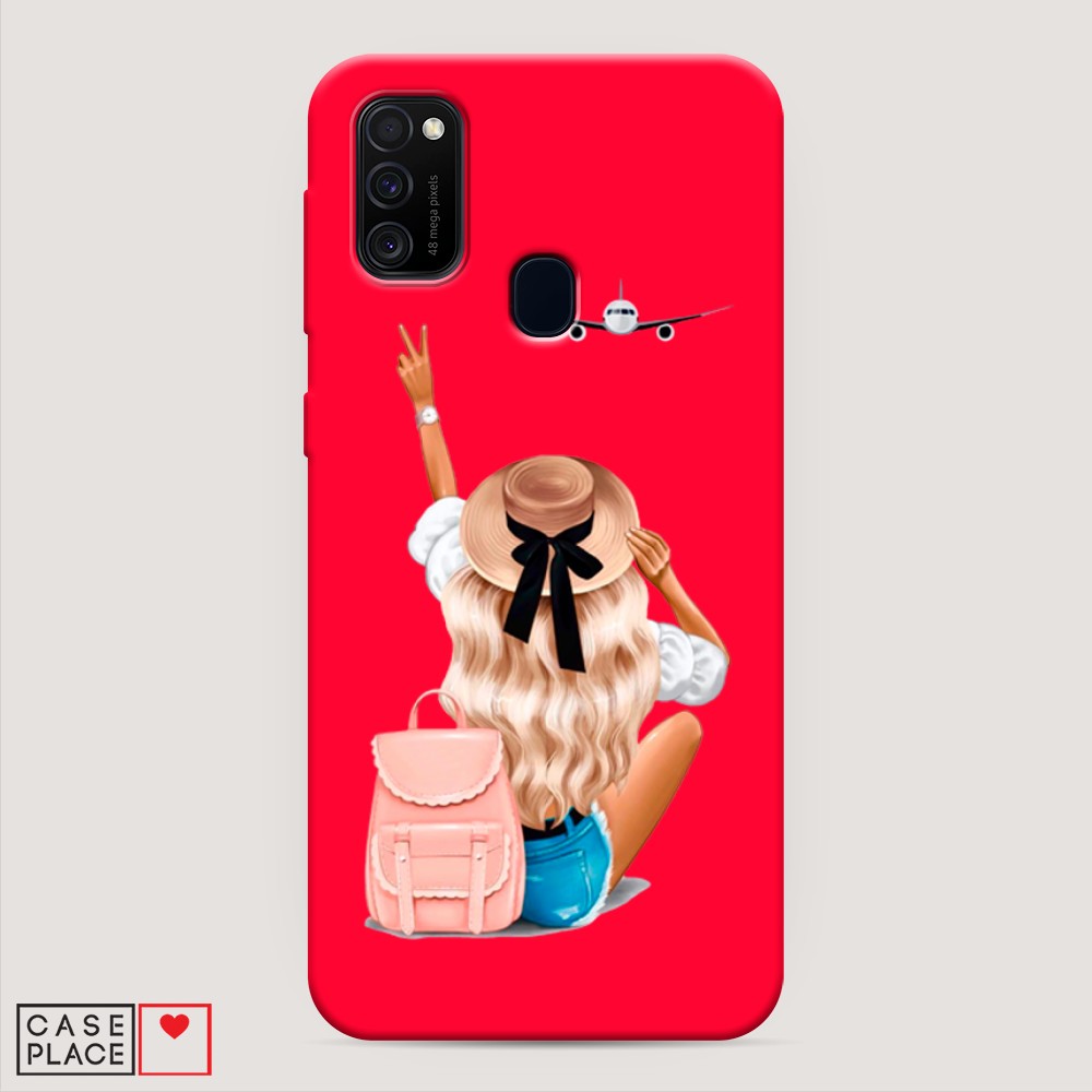 

Чехол Awog на Samsung Galaxy M30s/M21 "Автостопом самолетом", Разноцветный, 29853-1