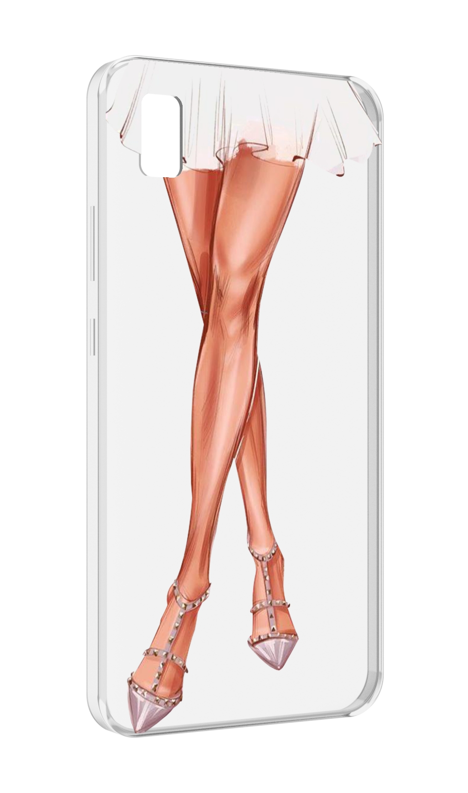 

Чехол MyPads Ножки для ZTE BLADE L210, Прозрачный, Tocco