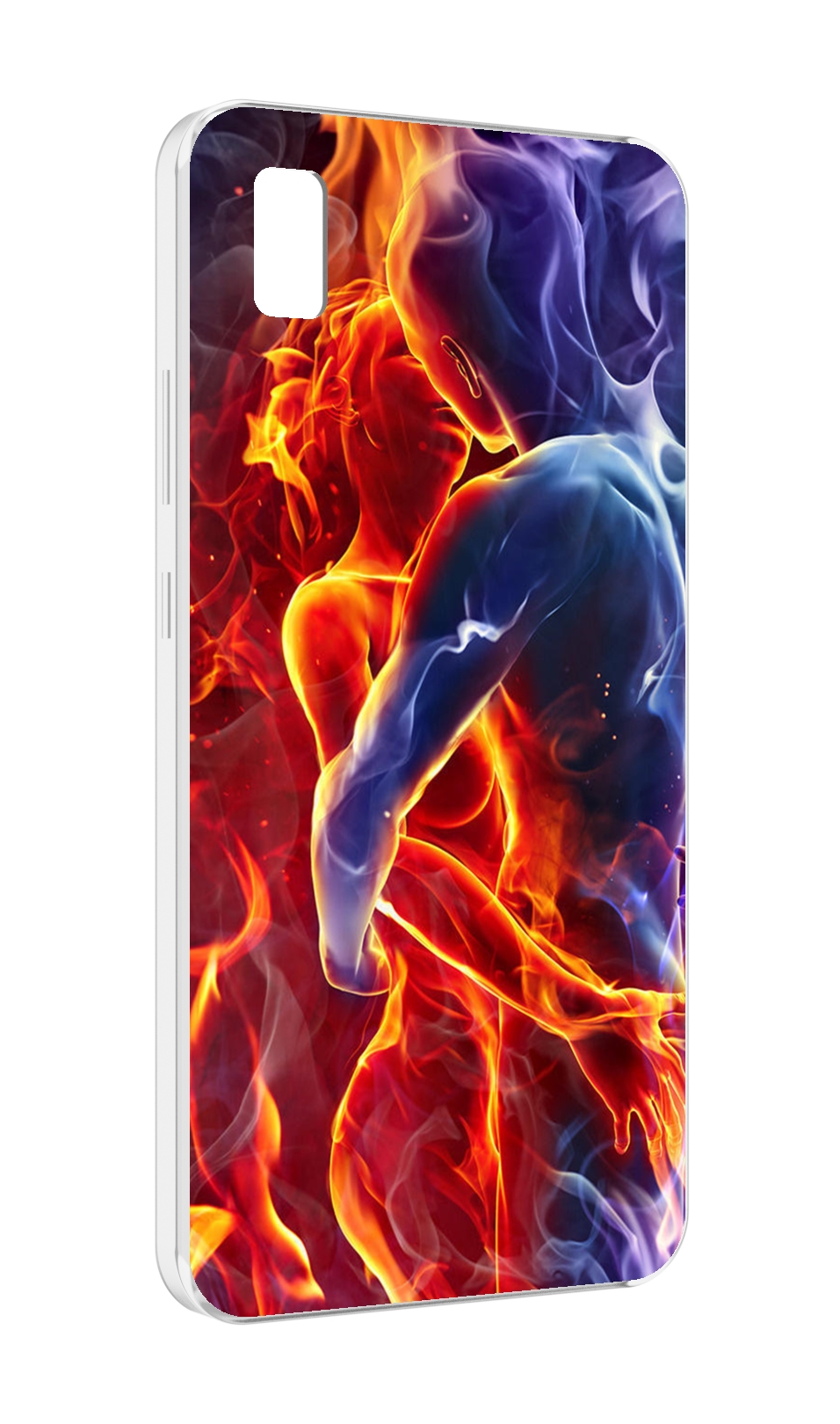 

Чехол MyPads Огонь-вода для ZTE BLADE L210, Прозрачный, Tocco