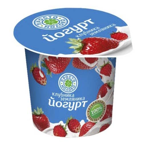 

Йогурт Просто Молоко клубника-земляника 2,5% 150 г