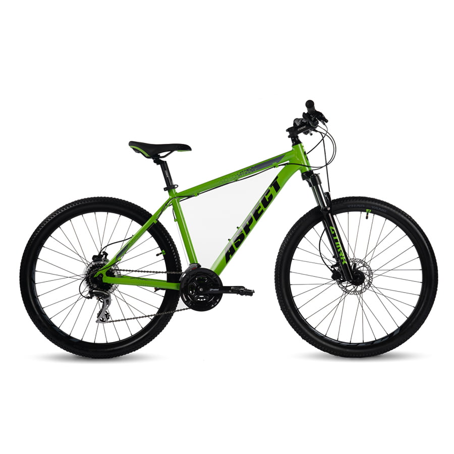 фото Велосипед горный 27.5" aspect nickel зеленый рама 16" 22asp29