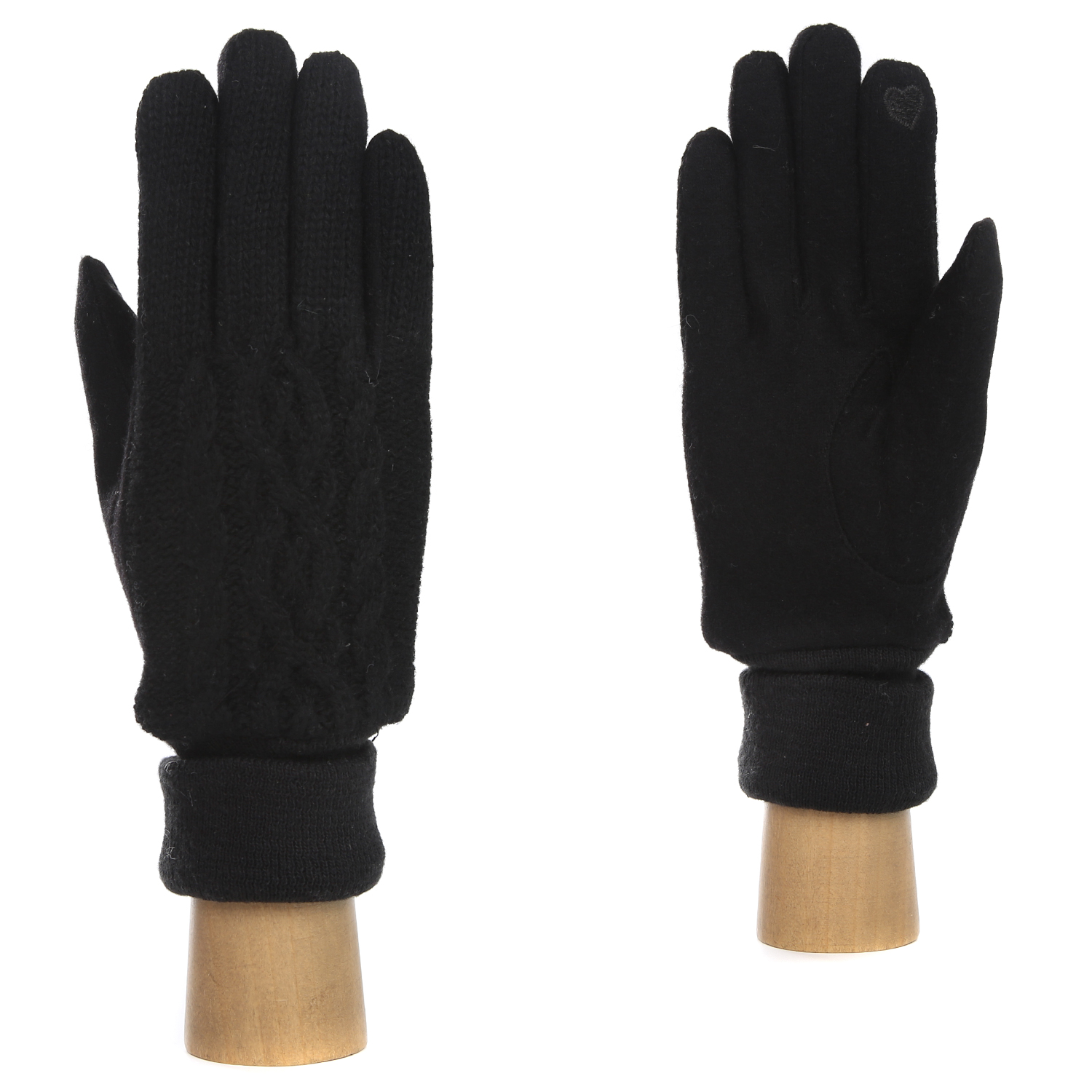 Перчатки женские FABRETTI JMF3-1 черные