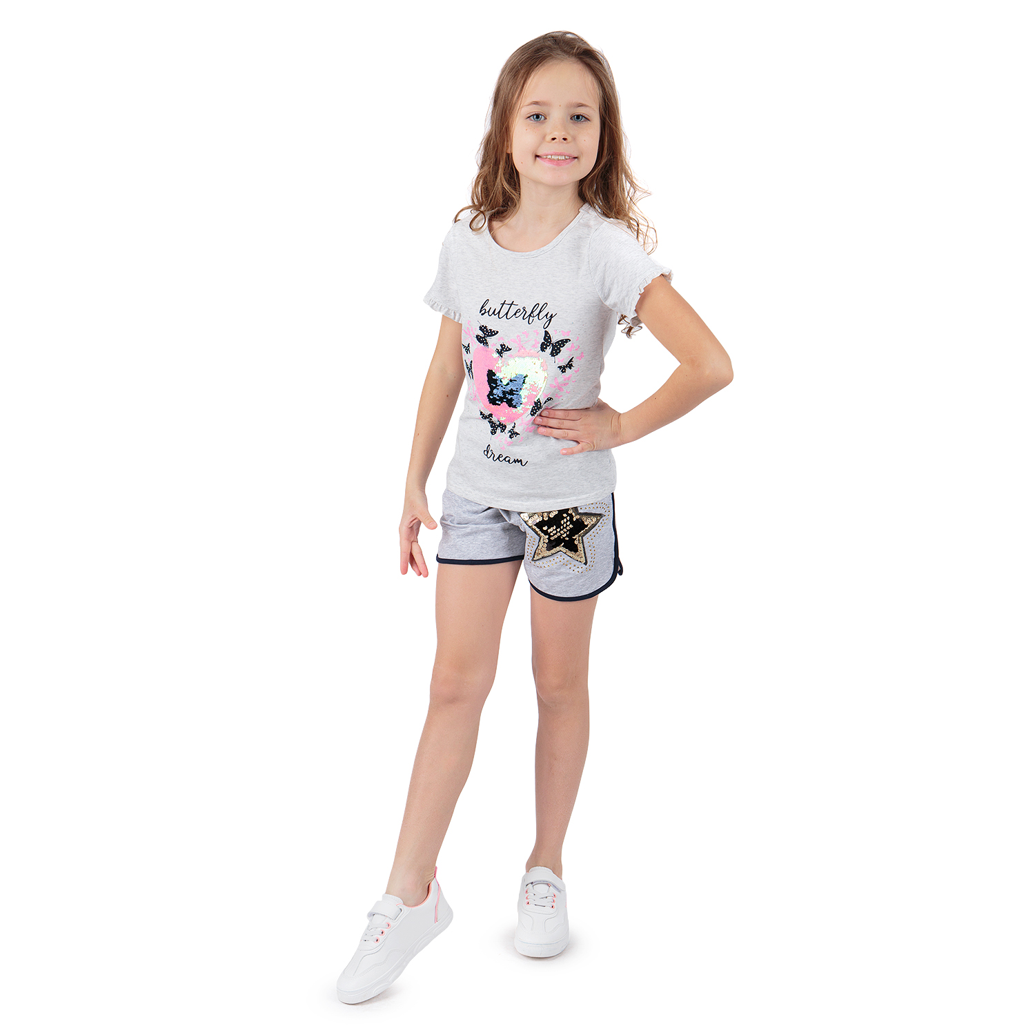 фото Шорты детские fun time ss20251/grey р.134