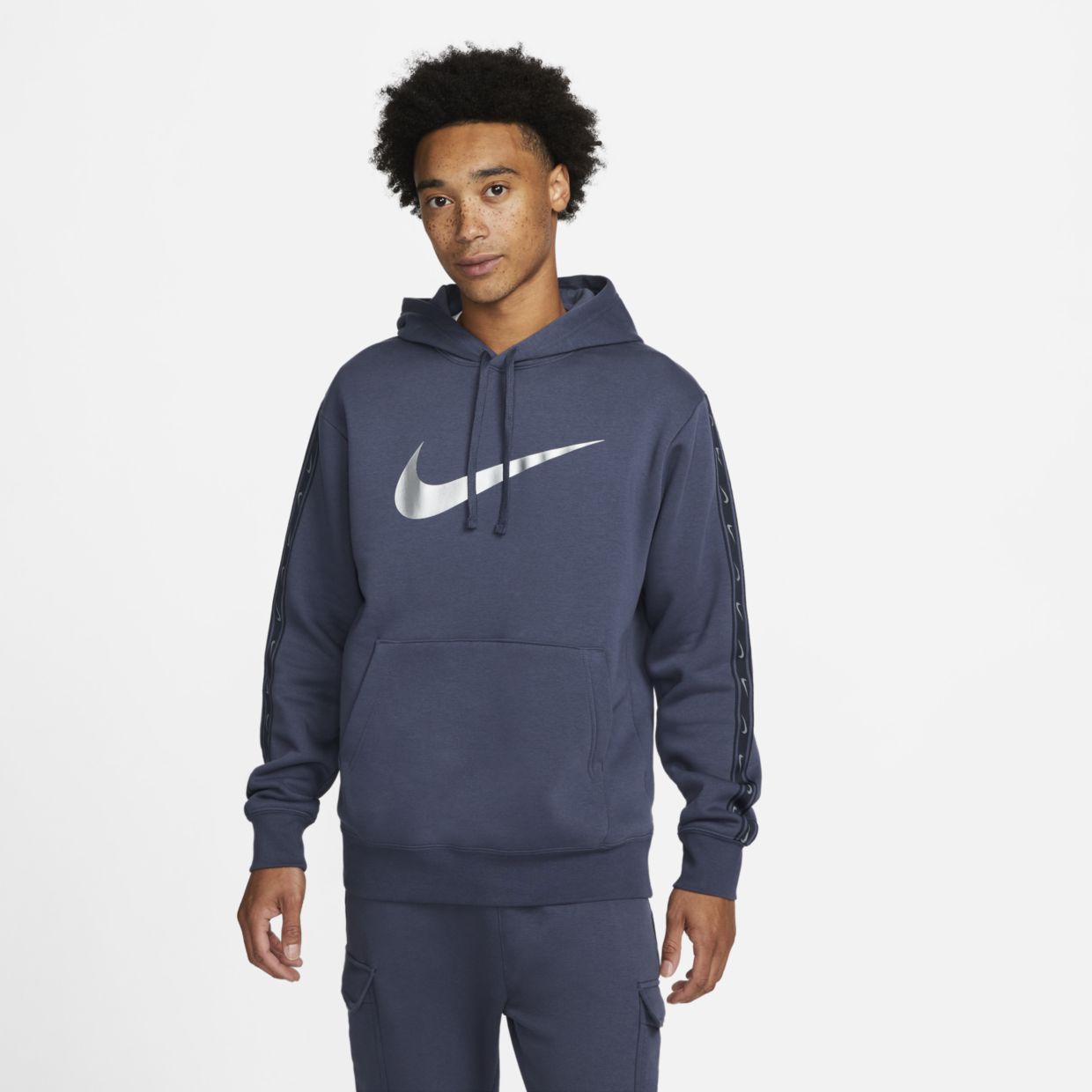 

Худи мужское Nike DX2028 синее M, Синий, DX2028