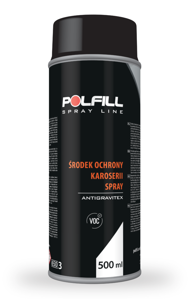 

Антигравий POLFILL ANTIGRAVITEX аэрозоль 500ML черный, POLFILL ANTIGRAVITEX