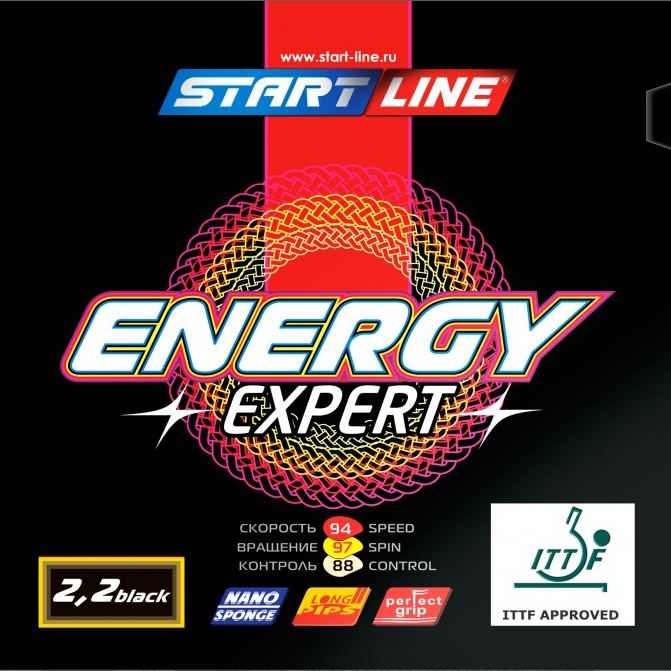 

Накладка для ракетки Start Line Energy Expert 2.0 black, Energy Expert