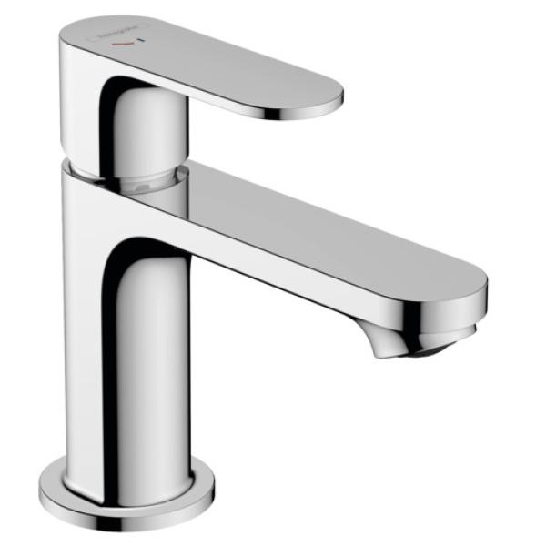 фото Смеситель для раковины hansgrohe rebris s 80 coolstart,72586000, хром