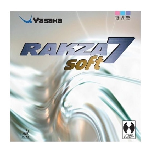 фото Накладка для ракетки yasaka rakza 7 soft max black