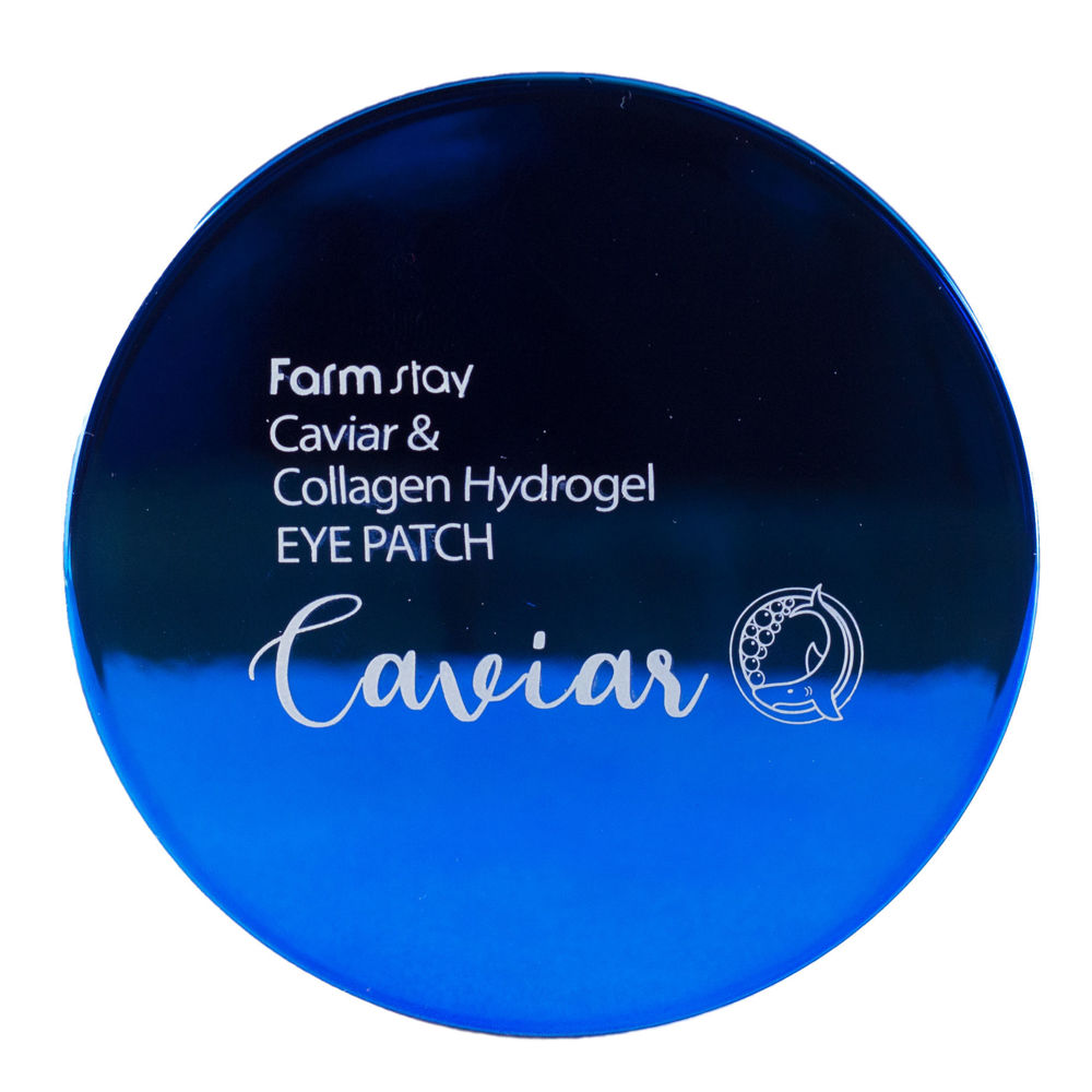 Патчи для глаз FarmStay Caviar & Collagen гидрогелевые 60 шт. гидрогелевые патчи для глаз fresh moisturizing silky seaweed collagen eye gel mask 60 шт
