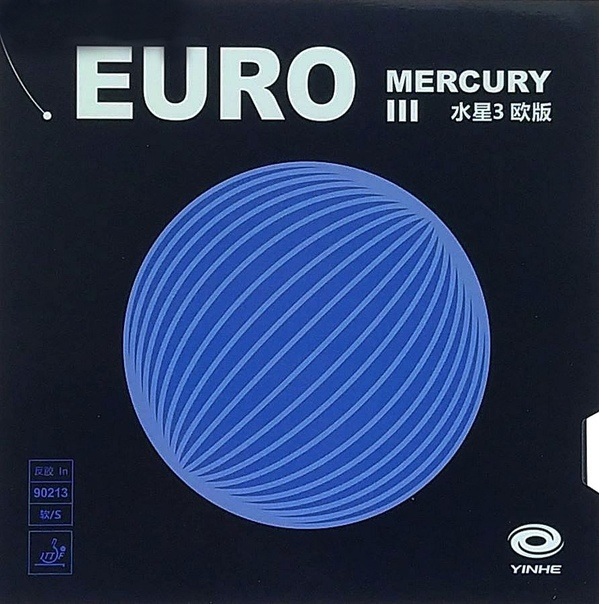 фото Накладка для ракетки yinhe mercury iii euro soft 2.2 black