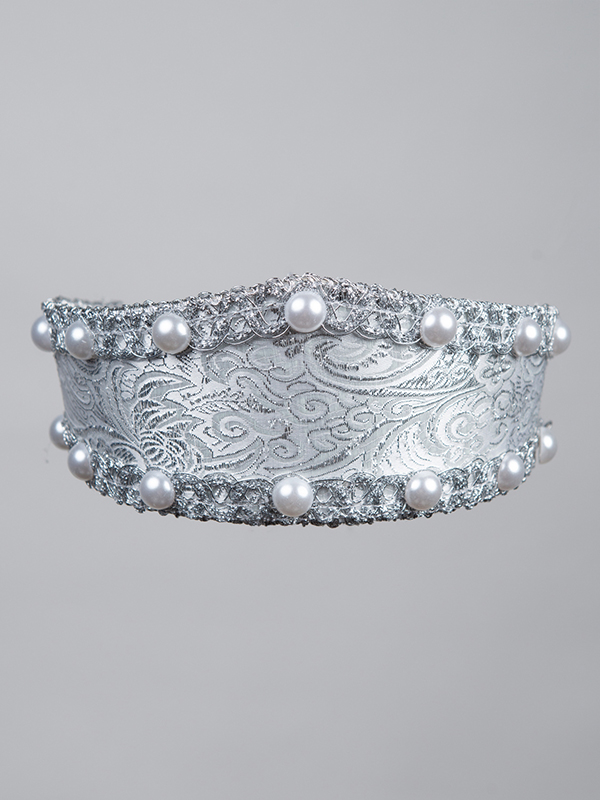 

Кокошник Ульяна (Цв: Серебряный ), Серебристый