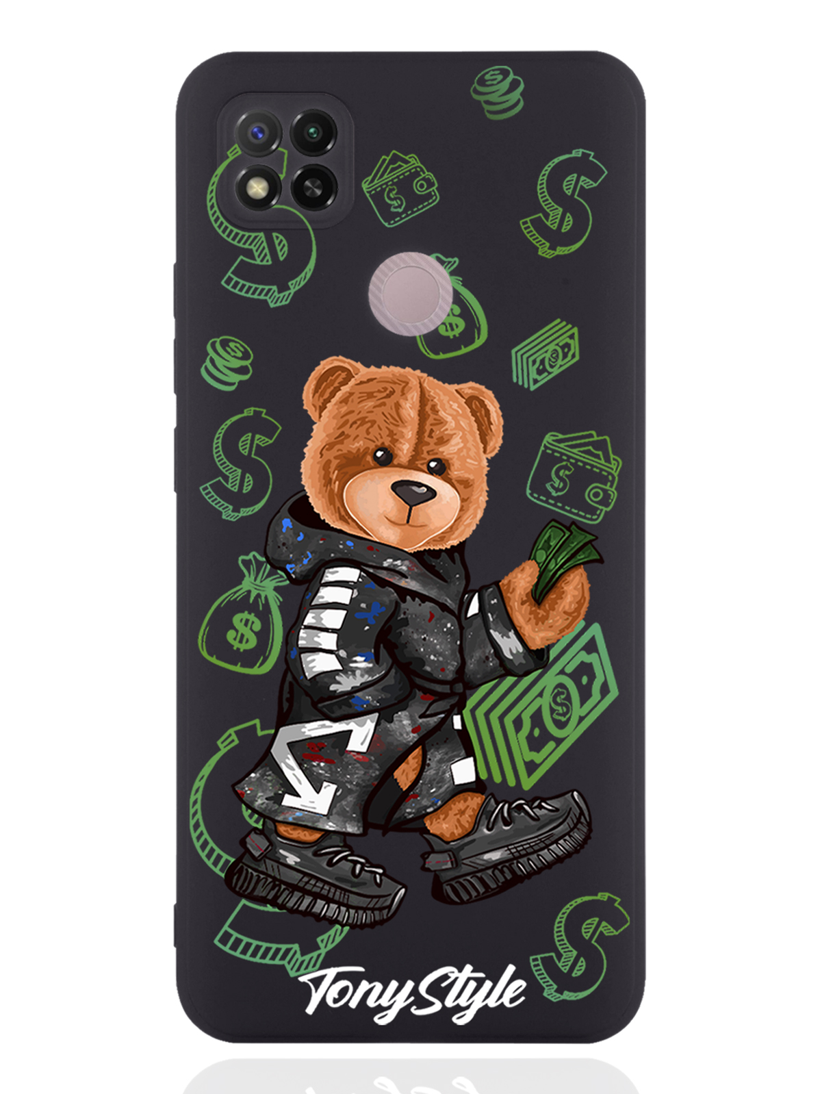 

Чехол Tony Style для Xiaomi Redmi 9C Tony Style Деньги черный, Коричневый;черный;зеленый