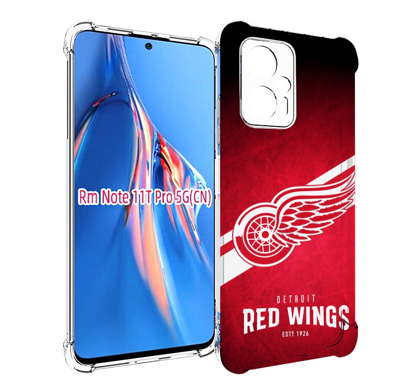 

Чехол MyPads детриот ред вингс мужской для Xiaomi Redmi Note 11T Pro / 11T Pro Plus / ..., Прозрачный, Tocco