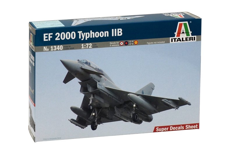 

Сборная модель Italeri 1/72 Самолёт EF 2000 THYPOON 1340