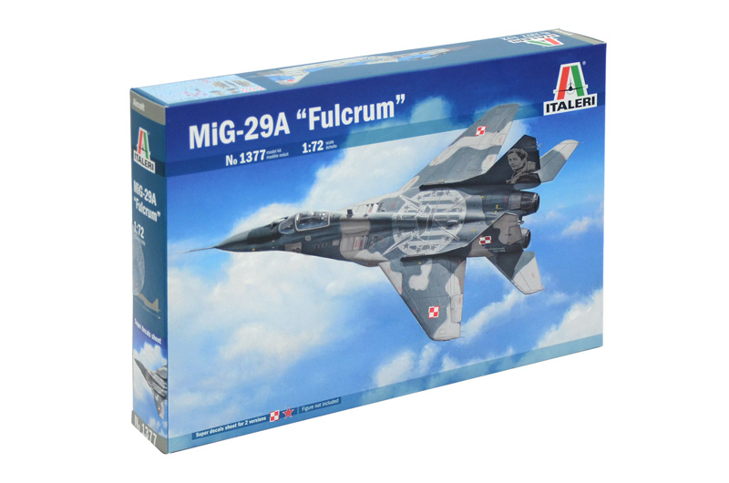 фото Сборная модель italeri 1/72 самолёт mig 29 fulcrum 1377