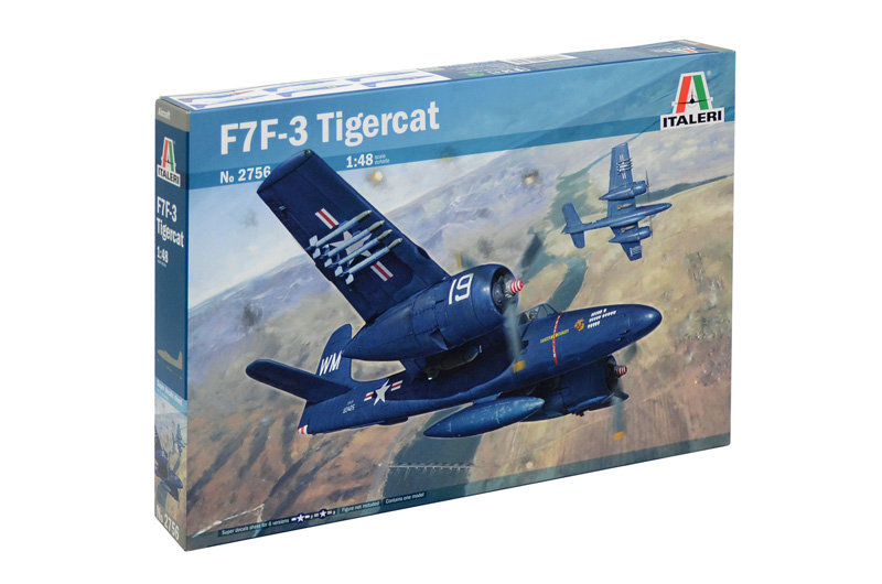 фото Сборная модель italeri 1/48 самолёт grumman f7f3 "tigercat" 2756