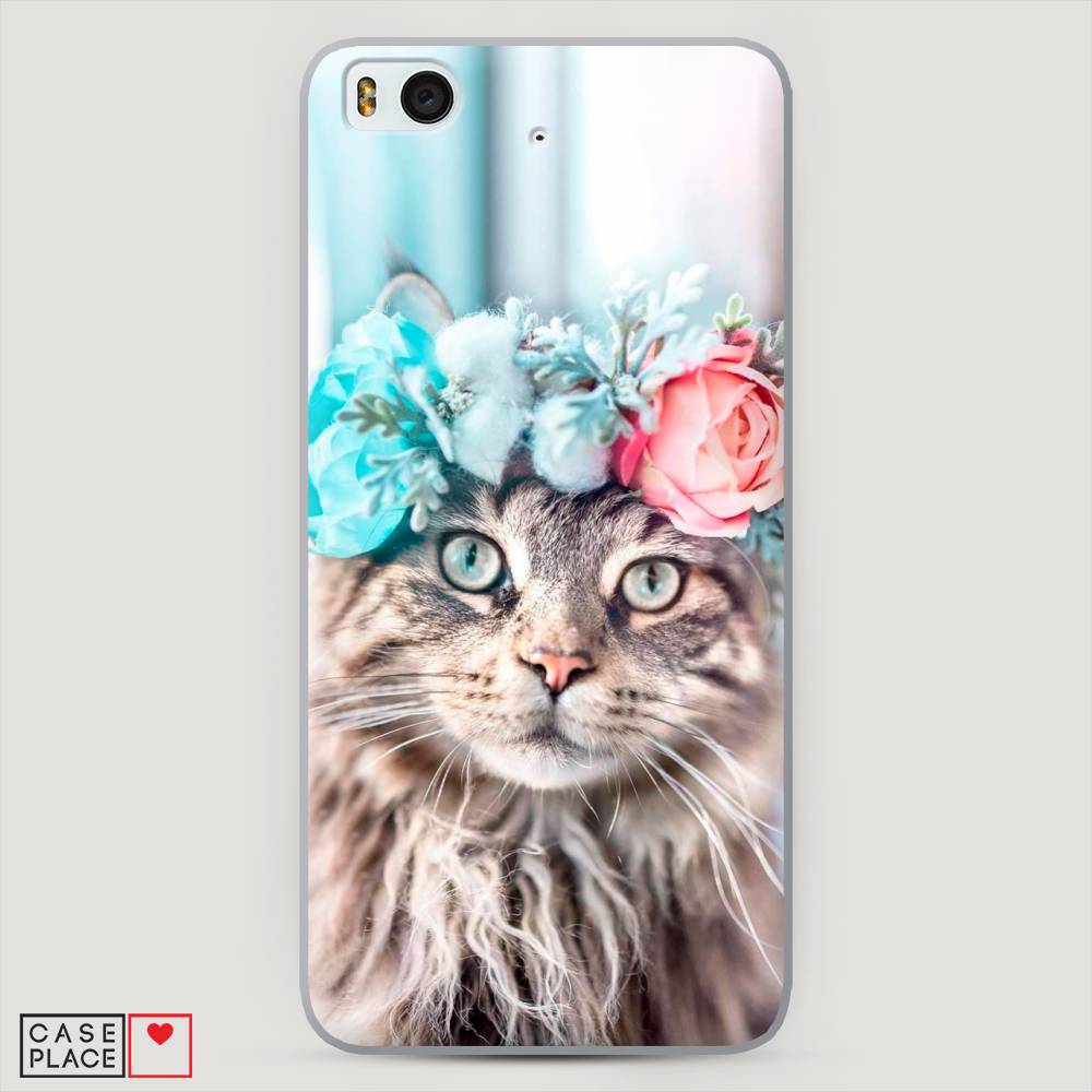 

Пластиковый чехол "Кот в венке" на Xiaomi Mi5S