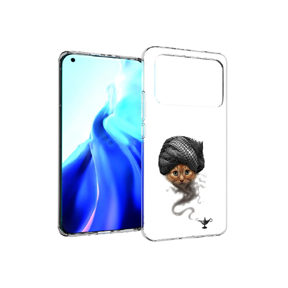 

Чехол MyPads Tocco для Xiaomi Mi 11 Ultra кот джин (PT160500.261.398), Прозрачный, Tocco