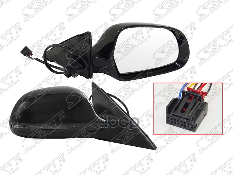 

Зеркало Audi A4 08-11 Rh (Правый) 8Конт Sat Арт. St-Au27-940-A1