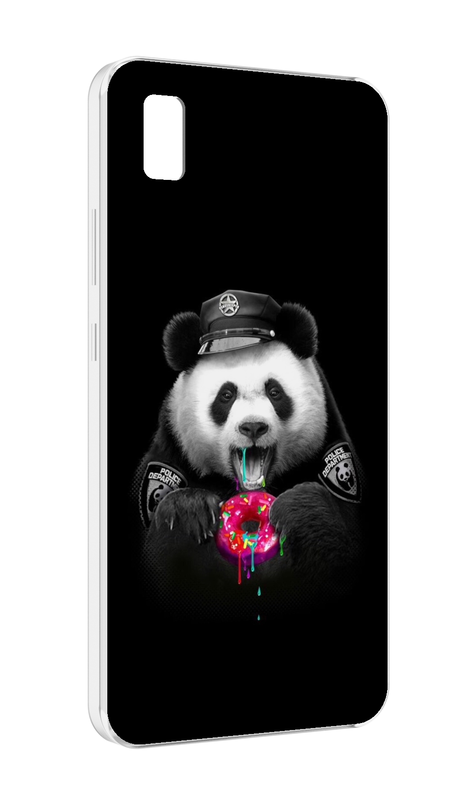 Чехол MyPads Панда-с-пончиком для ZTE BLADE L210