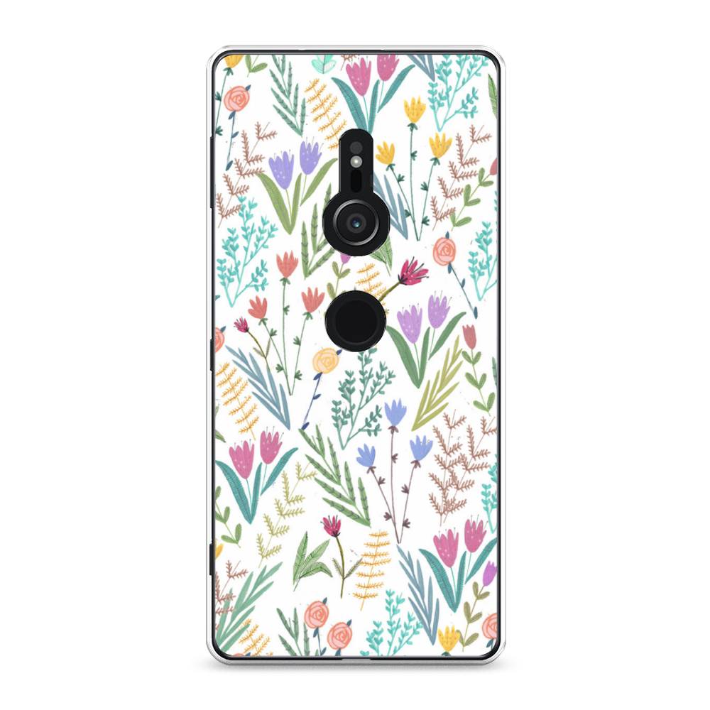 

Чехол Awog на Sony Xperia XZ2 "Полевые цветы рисунок", Разноцветный, 52850-8