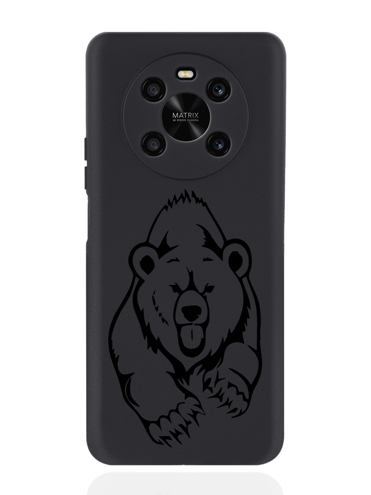 

Чехол MustHaveCase для Honor X9 Медведь черный