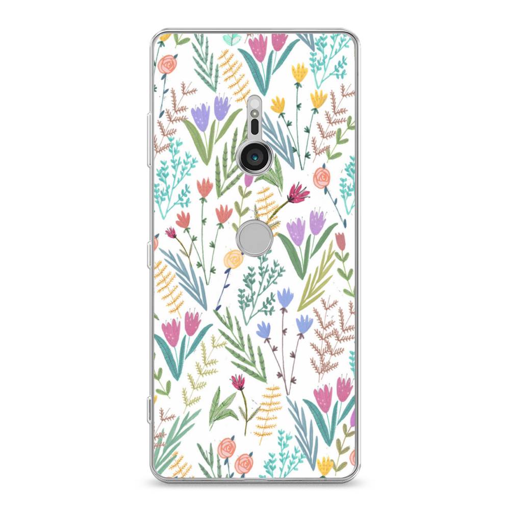 

Чехол Awog на Sony Xperia XZ3 "Полевые цветы рисунок", Разноцветный, 53650-8