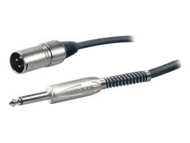 Кабель соединительный Proel 6.3mm Jack Stereo - XLR 3m BULK230LU3