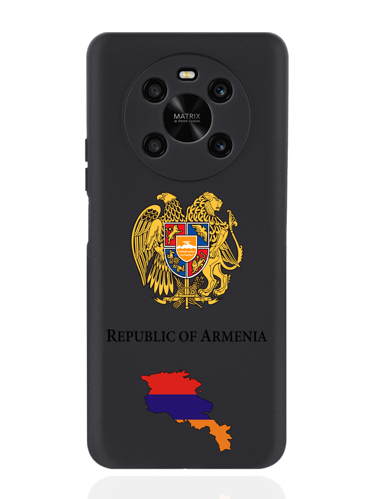 

Чехол SignumCase для Honor X9 Герб Армении черный, Разноцветный