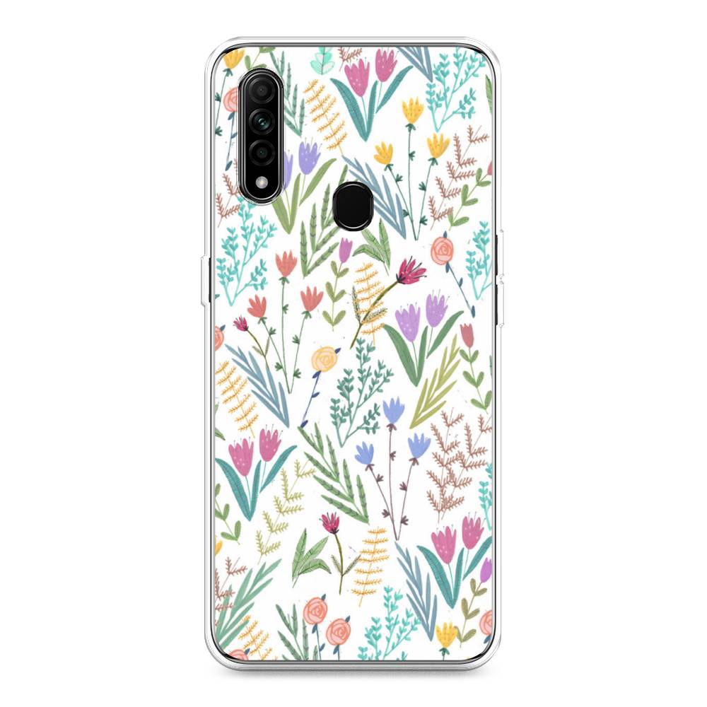 

Чехол Awog на Oppo A31 "Полевые цветы рисунок", Разноцветный, 252250-8