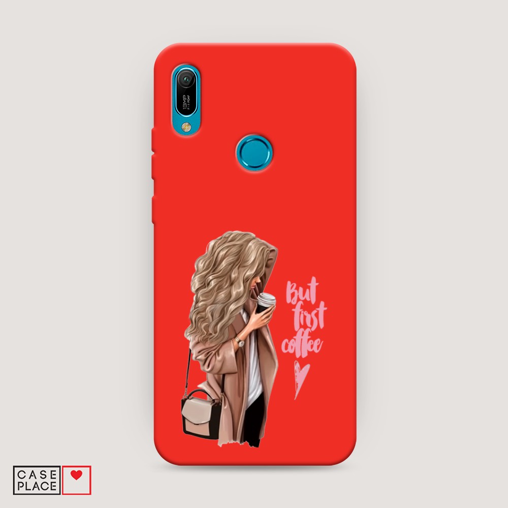 

Матовый силиконовый чехол "Звездочки графика белая" на Huawei P30, Звездочки графика белая