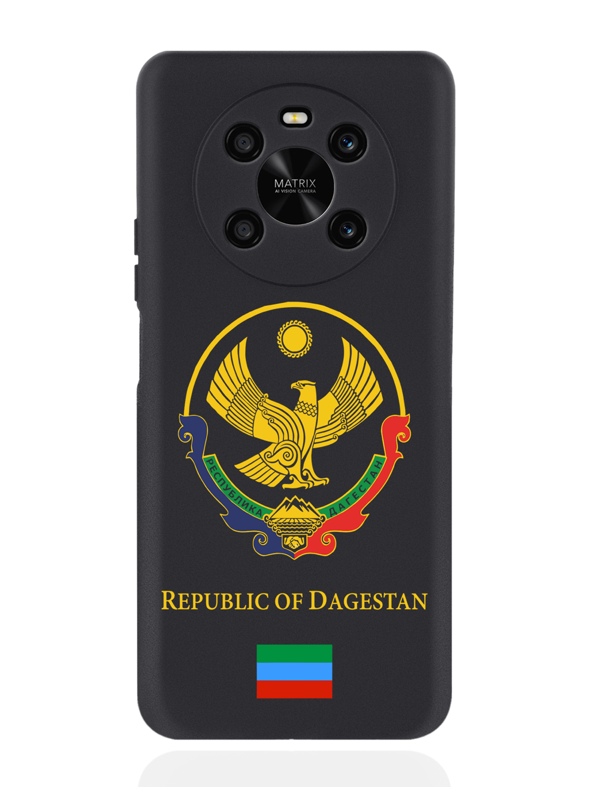 

Чехол SignumCase для Honor X9 Герб Дагестана черный, Разноцветный