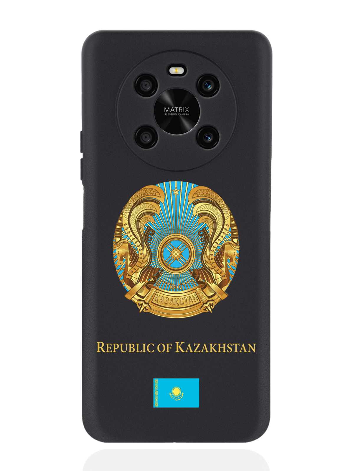 

Чехол SignumCase для Honor X9 Герб Казахстана черный, Разноцветный