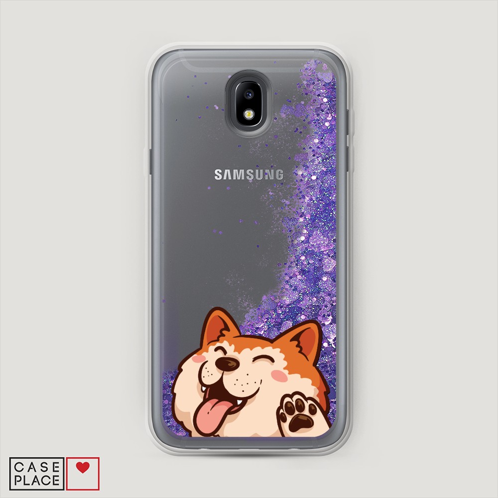 

Жидкий чехол с блестками "Звездный единорог" на Samsung Galaxy A91