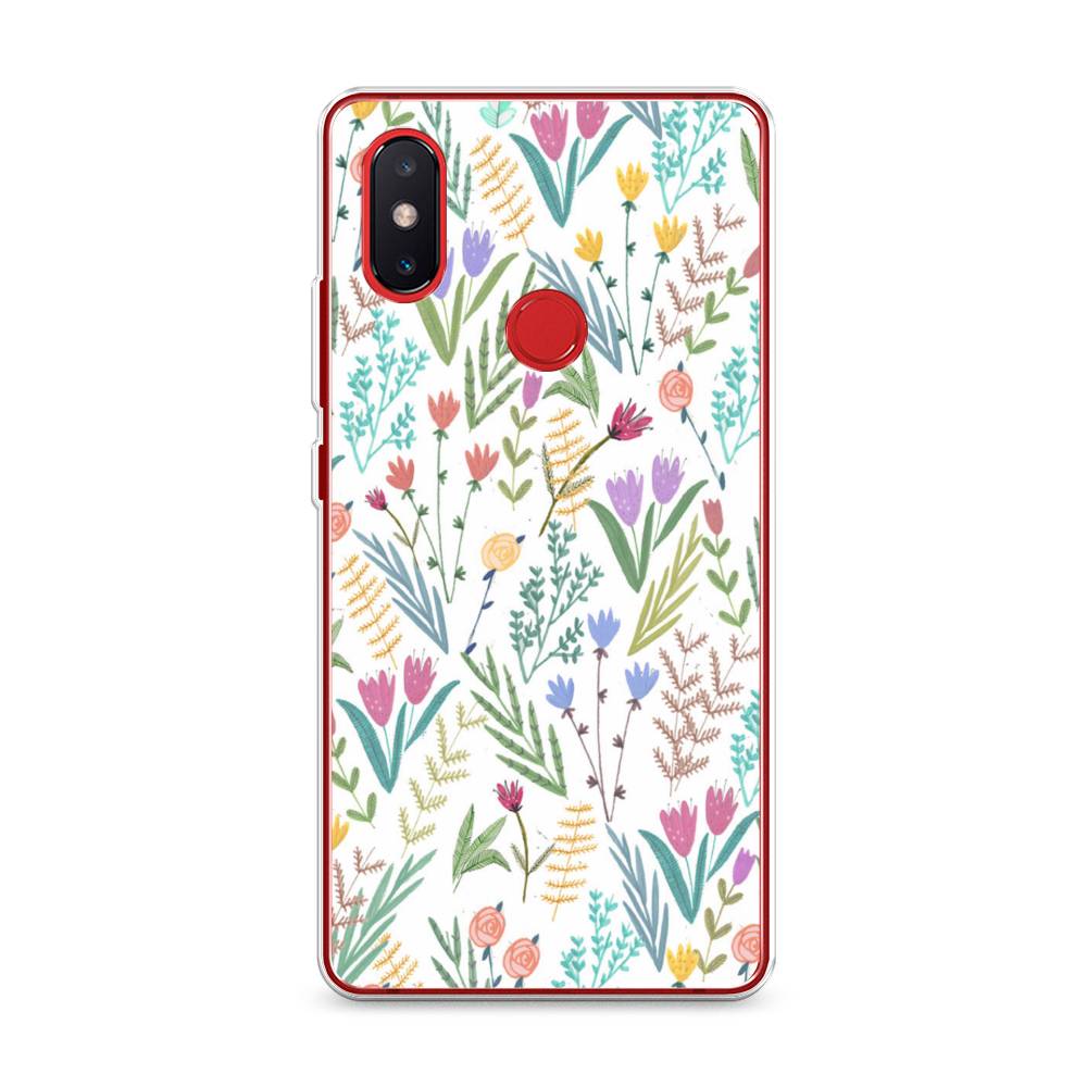 

Чехол Awog на Xiaomi Mi 8 SE "Полевые цветы рисунок", Разноцветный, 33750-8