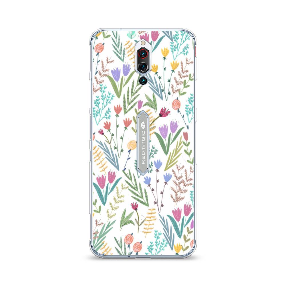 

Чехол Awog на ZTE Red Magic 5S / ЗТЕ Red Magic 5S "Полевые цветы рисунок", Разноцветный, 134250-8