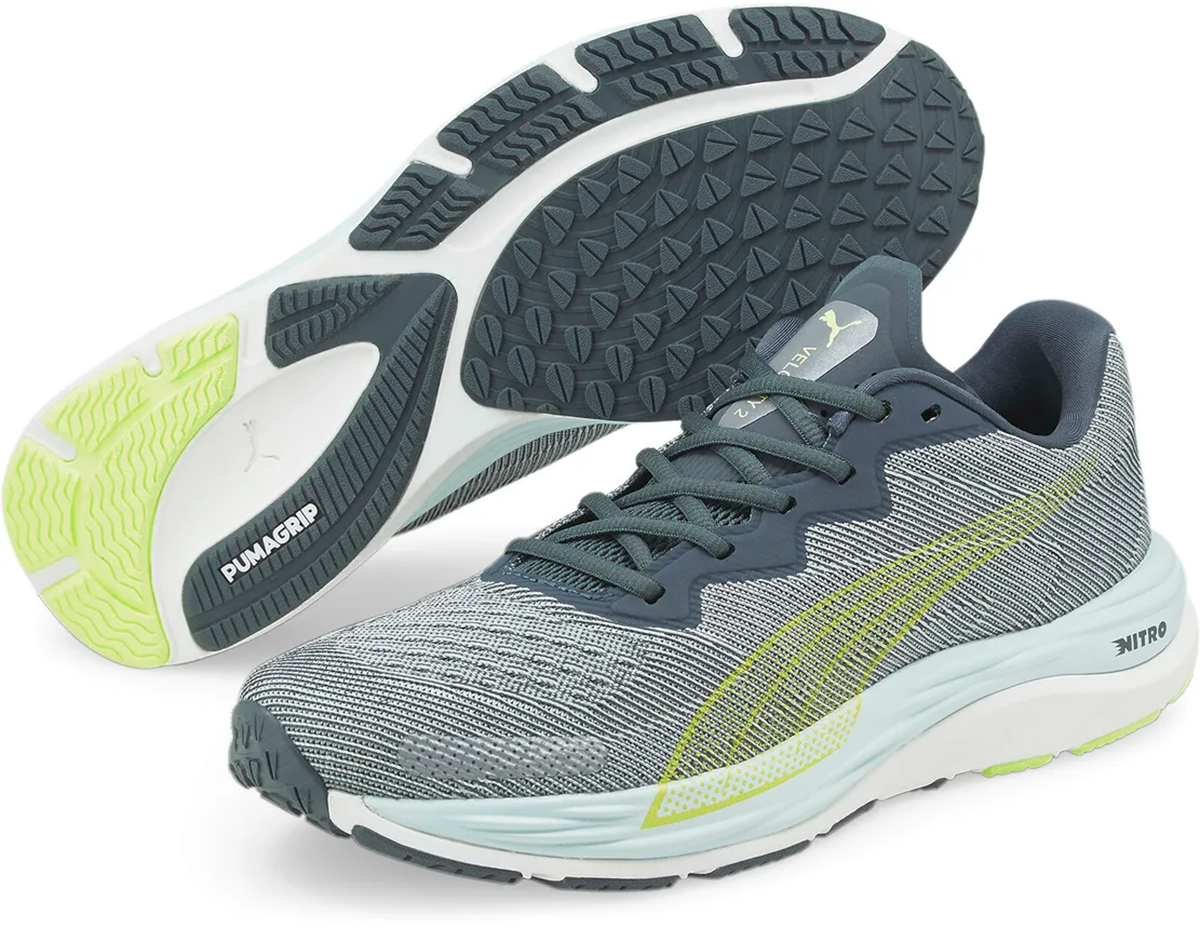 

Спортивные кроссовки мужские PUMA 195337 05 серые 46 EU, Серый, Velocity Nitro 2