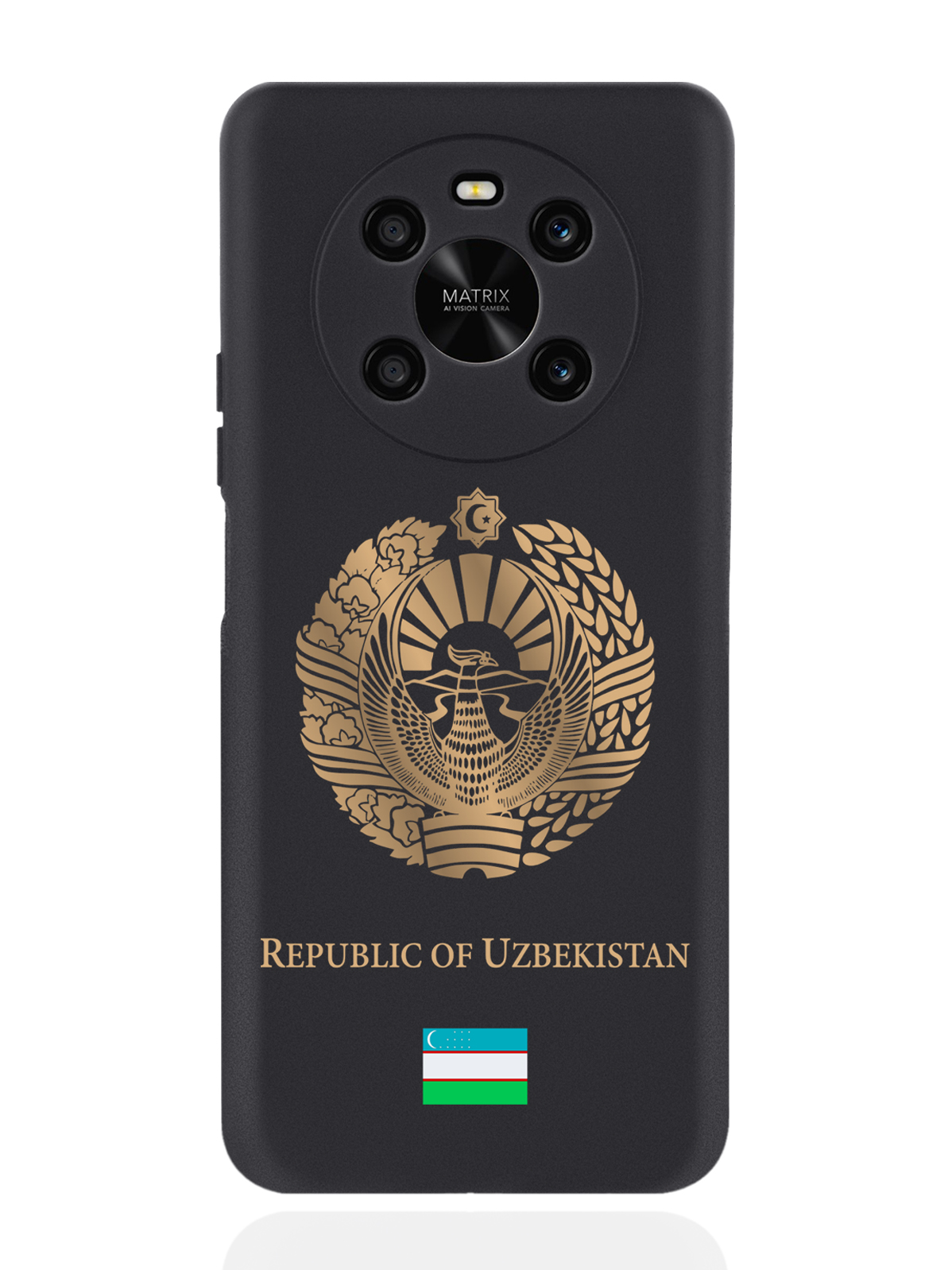 

Чехол SignumCase для Honor X9 Золотой Герб Узбекистана черный, Золотистый;черный