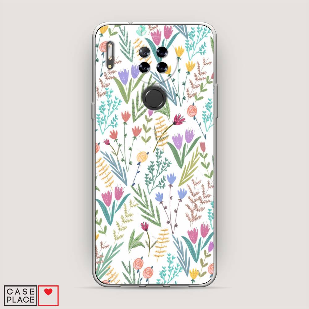 

Чехол Awog на Blackview A80 "Полевые цветы рисунок", Разноцветный, 280150-8