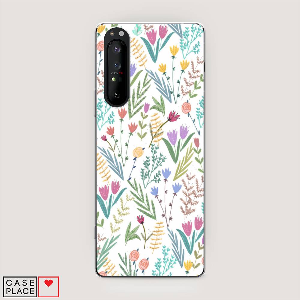 

Чехол Awog на Sony Xperia 1 II "Полевые цветы рисунок", Разноцветный, 54550-8