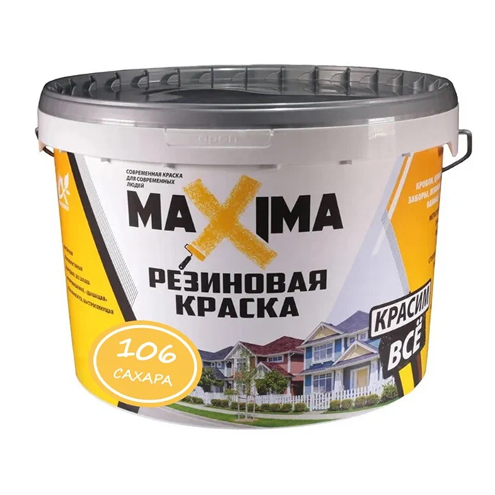 

Резиновая краска MAXIMA №106 Сахара 11кг, 60099