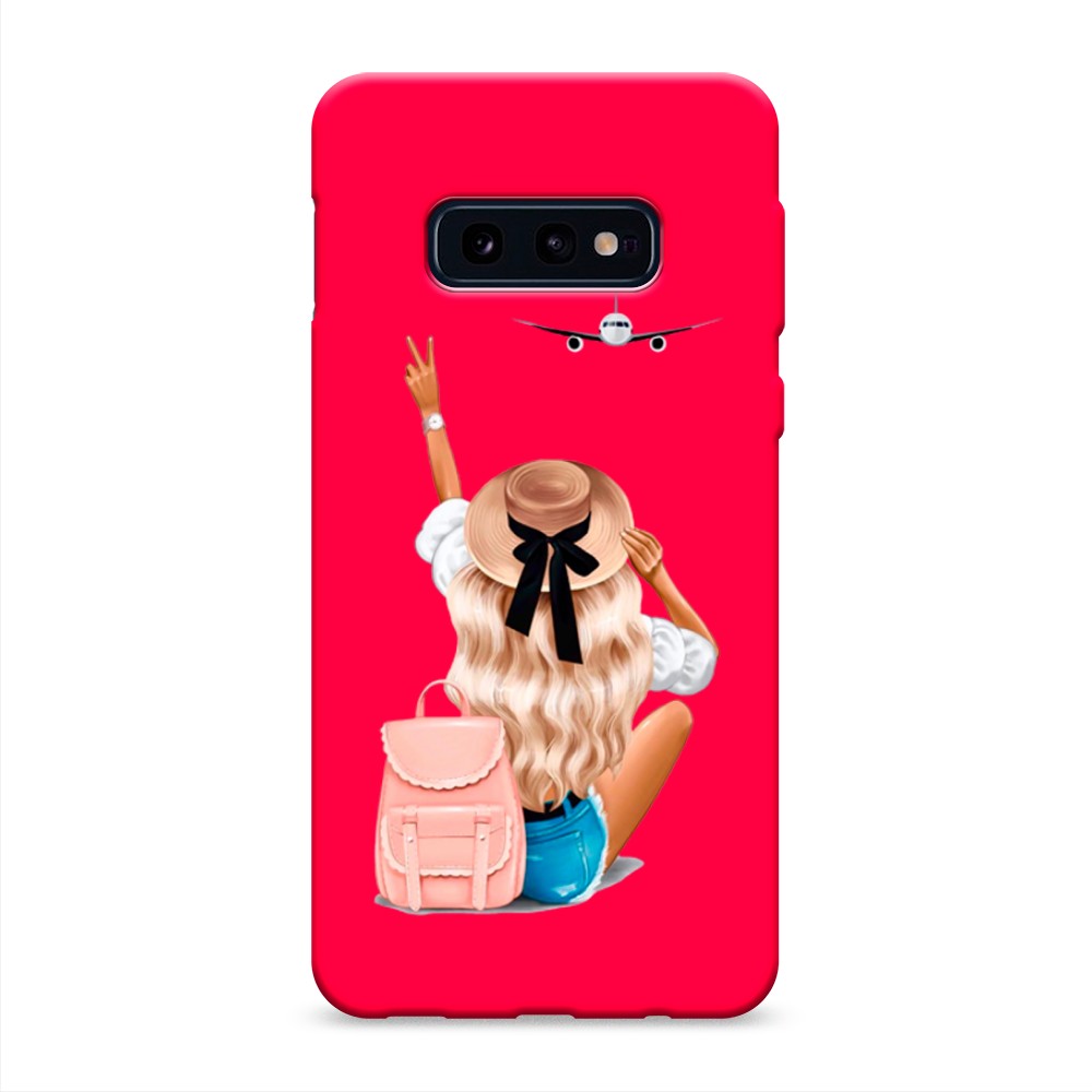 

Чехол Awog на Samsung Galaxy S10E "Автостопом самолетом", Разноцветный, 27253-1