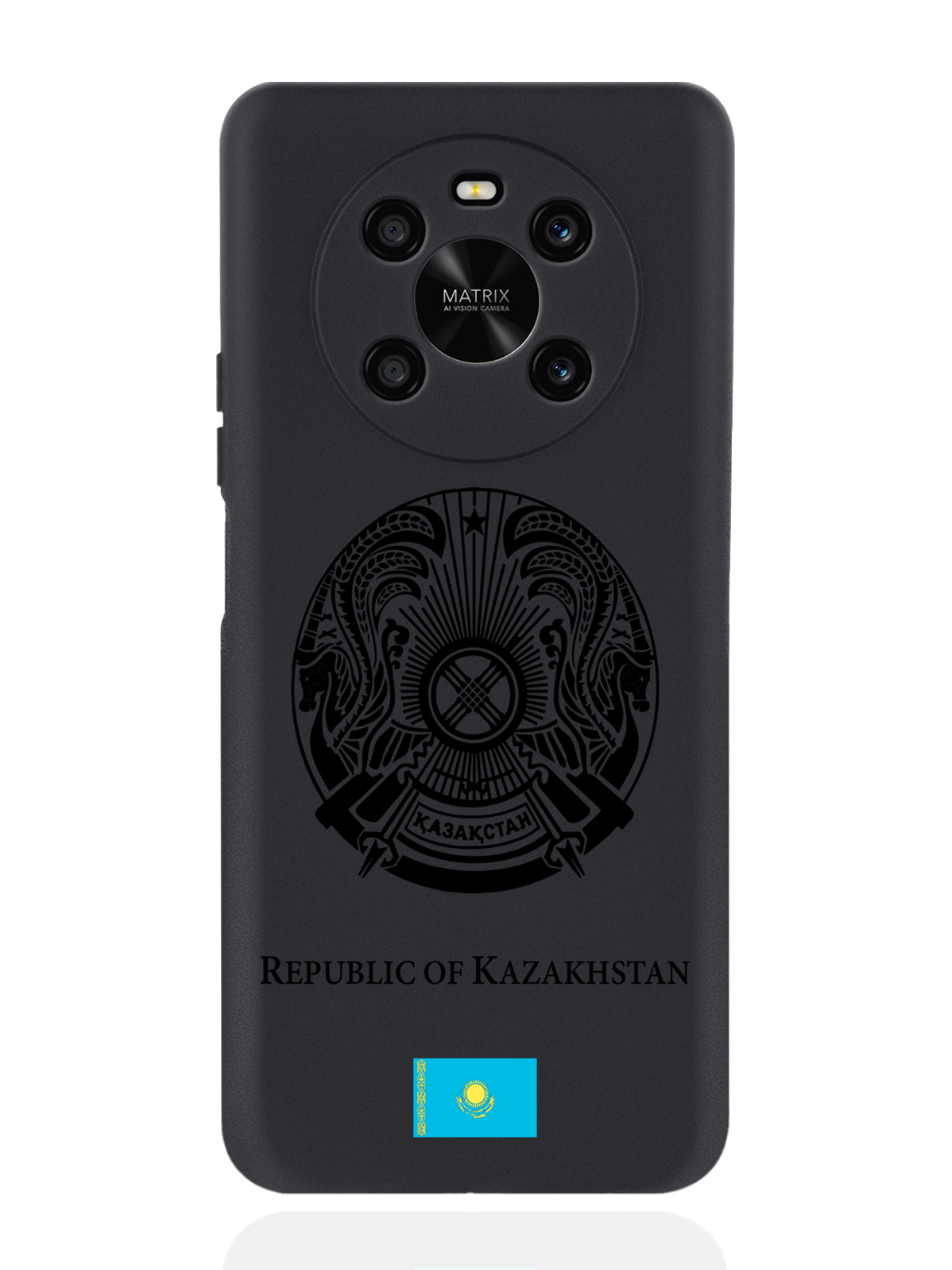 

Чехол SignumCase для Honor X9 Черный лаковый Герб Казахстана черный