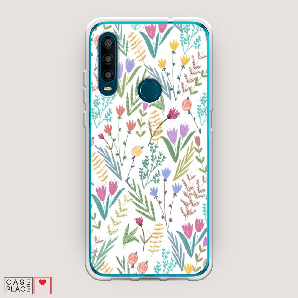

Чехол Awog на Alcatel 1SE (2020) / Алкатель 1SE (2020) "Полевые цветы рисунок", Разноцветный, 171250-8