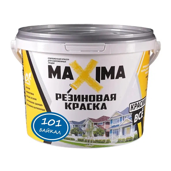 Резиновая краска MAXIMA 101 Байкал 25кг 1329₽