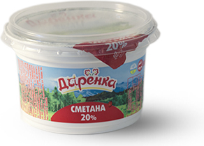

Сметана Даренка 20% 200 г бзмж