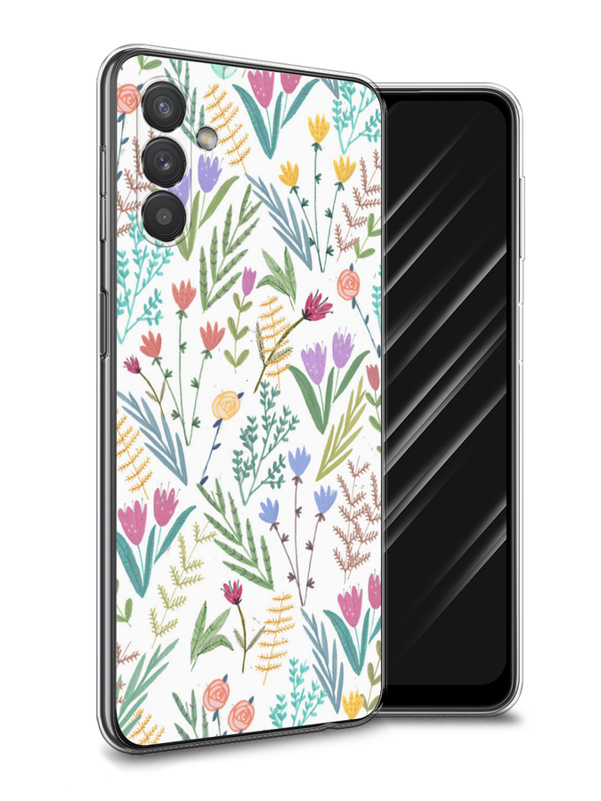 

Чехол Awog на Samsung Galaxy A13 5G / Самсунг A13 5G "Полевые цветы рисунок", Разноцветный, 2104150-8