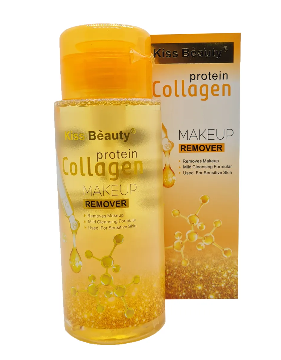 Тоник Kiss Beauty для снятия макияжа Protein Collagen MakeUp Remover,250 мл.