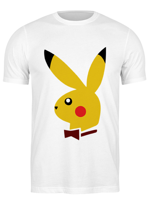 

Футболка мужская Printio Пикачу (плэйбой) белая XL, Пикачу (плэйбой)