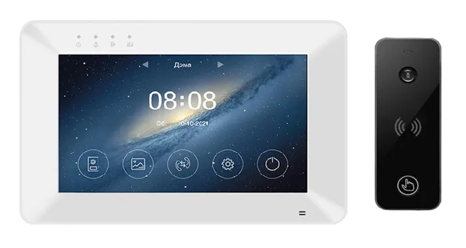 Комплект видеодомофона Tantos Rocky HD и iPanel 2 HD + (черная)